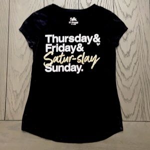 Girls Justice Tee Size 10